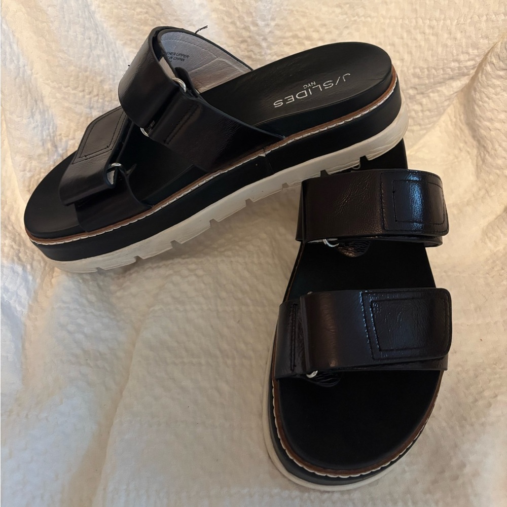 Black J/Slides size 9